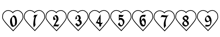 Hearts and Flowers Font OTHER CHARS