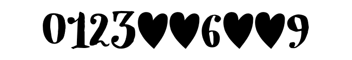 Heartsome DEMO Regular Font OTHER CHARS