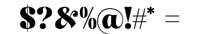 Hearty Beltime Font OTHER CHARS
