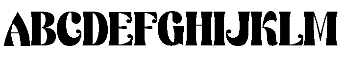 Hearty Beltime Font UPPERCASE