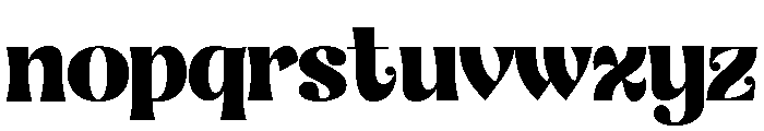 Hearty Beltime Font LOWERCASE