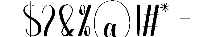 Hearty Font OTHER CHARS