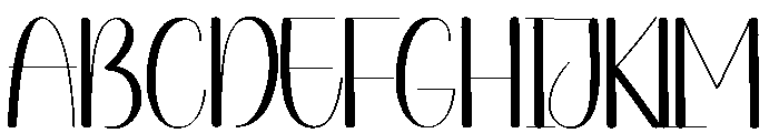 Hearty Font UPPERCASE