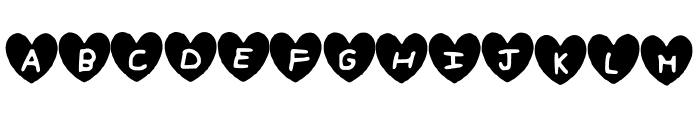 Hearty_Geelyn_Edits_Brush Font UPPERCASE