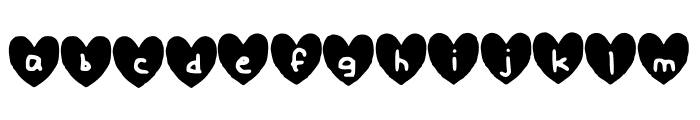 Hearty_Geelyn_Edits_Brush Font LOWERCASE