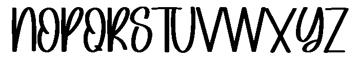 Heatwave1 Font UPPERCASE