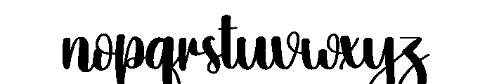 Heaven Font LOWERCASE