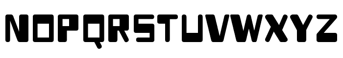 Heavy Data Font UPPERCASE