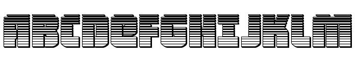 Heavy Falcon Chrome Font UPPERCASE