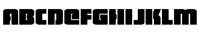 Heavy Falcon Expanded Font LOWERCASE