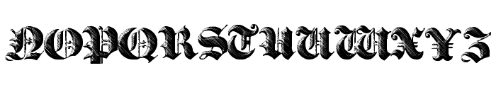 Heavy Gothik Font UPPERCASE