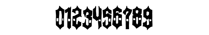 Heavy Metal Font OTHER CHARS