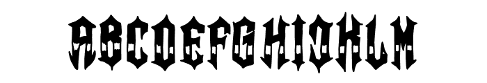 Heavy Metal Font UPPERCASE