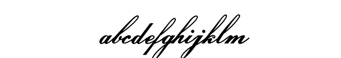 HeddyOptiScript Font LOWERCASE