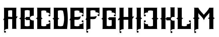 Heisenberg Font UPPERCASE