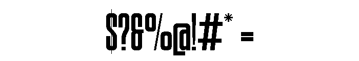 Heisman Regular Font OTHER CHARS