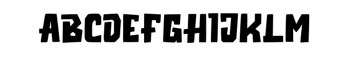 Hekson Free Regular Font LOWERCASE