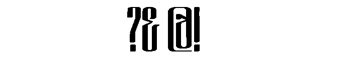 Hektor Bold Font OTHER CHARS