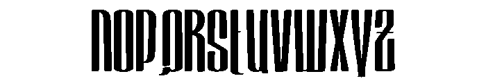Hektor Bold Font LOWERCASE