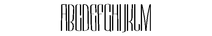 Hektor Light Font UPPERCASE