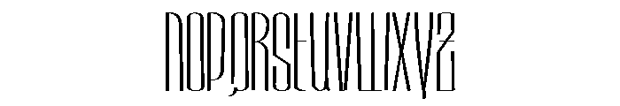 Hektor Light Font LOWERCASE