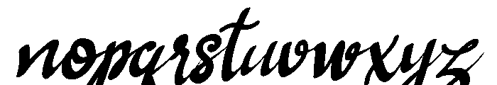 HelalaRegular Font LOWERCASE