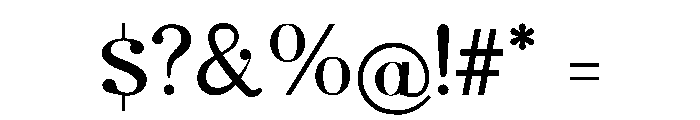 Helgoland Font OTHER CHARS