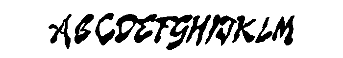 HellaPunk-Regular Font UPPERCASE