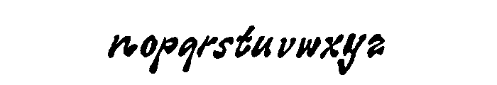 HellaPunk-Regular Font LOWERCASE