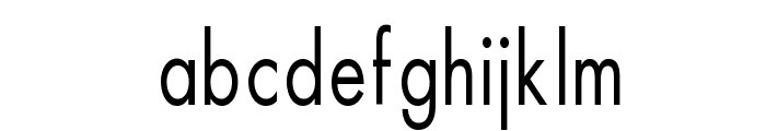 HellasFun Condensed Plain Font LOWERCASE