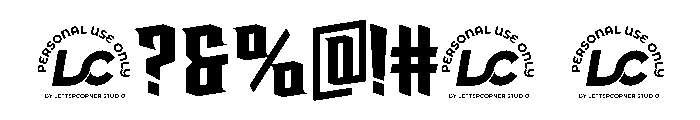 Hellcurt Personal Use 2 Font OTHER CHARS