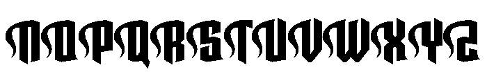 Hellcurt Personal Use 2 Font UPPERCASE