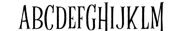 Hellghost Rough Regular Font UPPERCASE