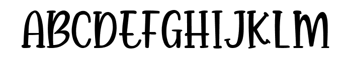 Hello Agatha Serif Font UPPERCASE