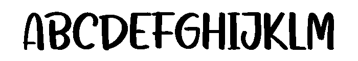 Hello Baby2 Font UPPERCASE