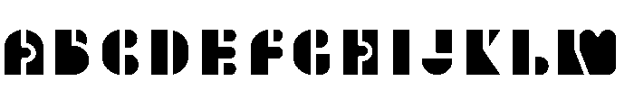 Hello Brigi Font UPPERCASE