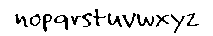 Hello Buddy Regular Font LOWERCASE