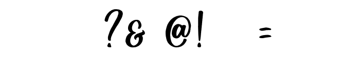 Hello Calanthe DEMO Regular Font OTHER CHARS