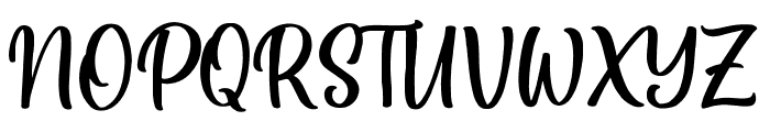 Hello Calanthe DEMO Regular Font UPPERCASE