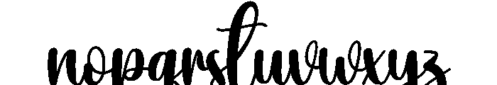 Hello Children Font LOWERCASE