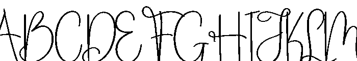 Hello Daddy Font UPPERCASE