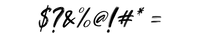 Hello Dear Demo Italic Font OTHER CHARS