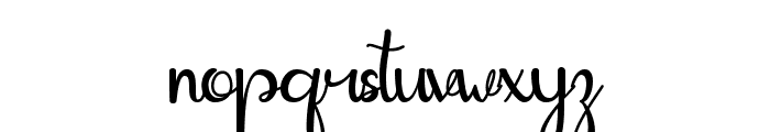 Hello December Font LOWERCASE