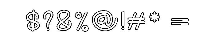 Hello Designer Font OTHER CHARS