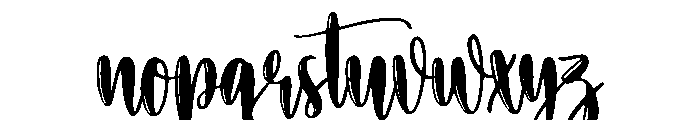Hello Easter Font LOWERCASE