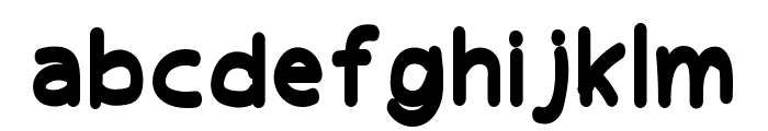 Hello Funyla Bold Font LOWERCASE