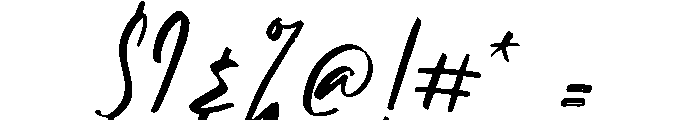 Hello Gorgeous Script Font OTHER CHARS