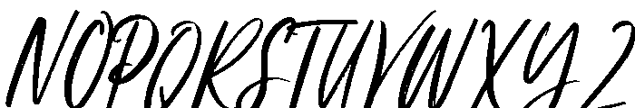 Hello Gorgeous Script Font UPPERCASE