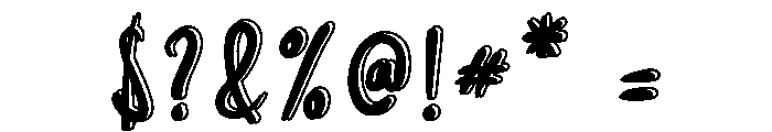 Hello Holliday Font OTHER CHARS
