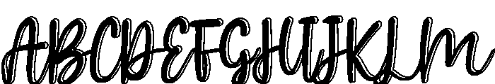 Hello Holliday Font UPPERCASE